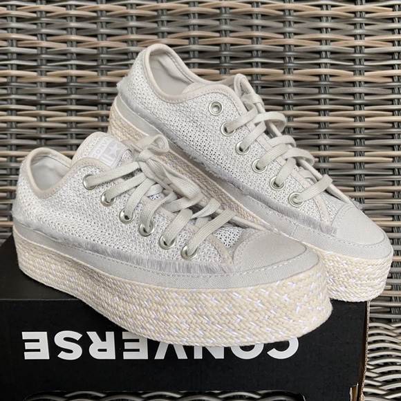 Converse Ctas Espadrille OX Mouse/White/Natural WMNS - Picture 5 of 16